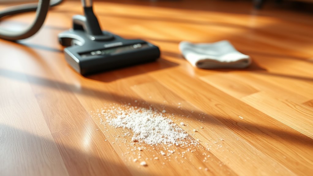 dust free floor preparation
