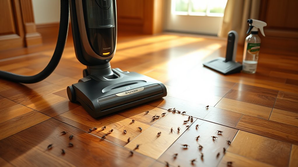 effective vacuuming for fleas