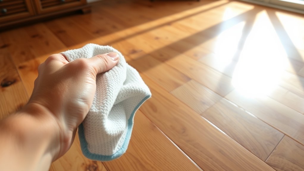 effective vinyl floor cleaning