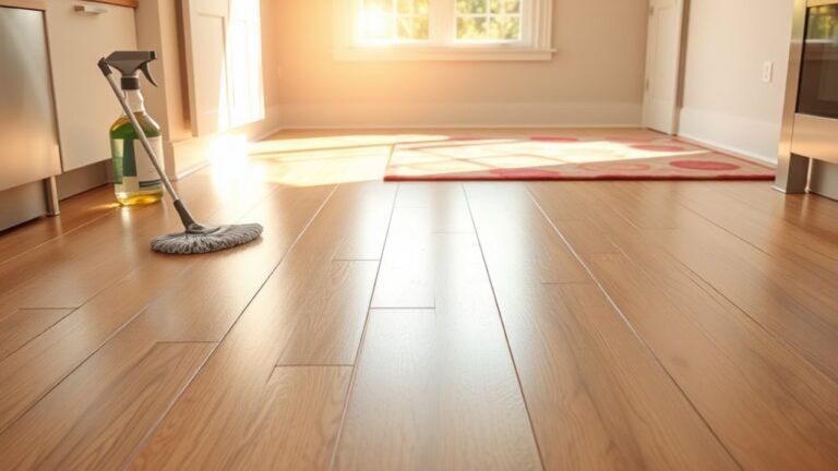 eliminate sticky floor residue