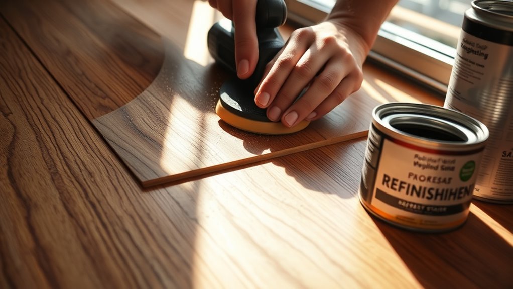 engineered floor refinishing techniques