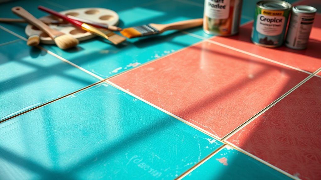 enhance tile paint durability