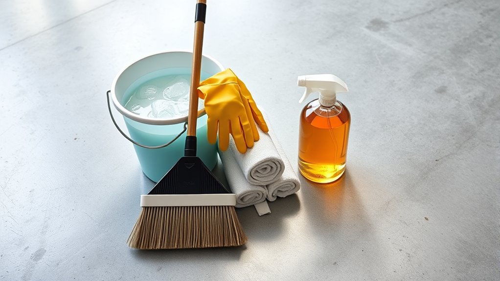 essential garage cleaning supplies