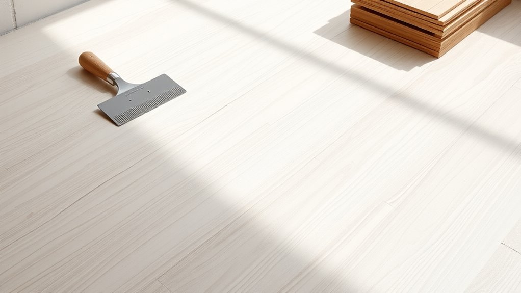 even adhesive application technique