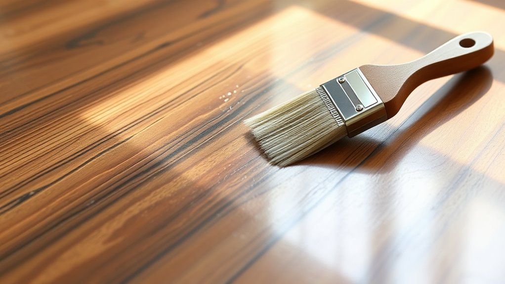 even stain application technique