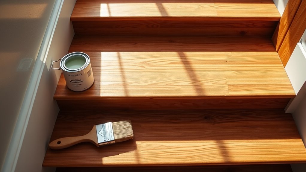 finishing and sealing stairs