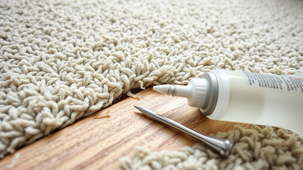 fix carpet squeaks easily