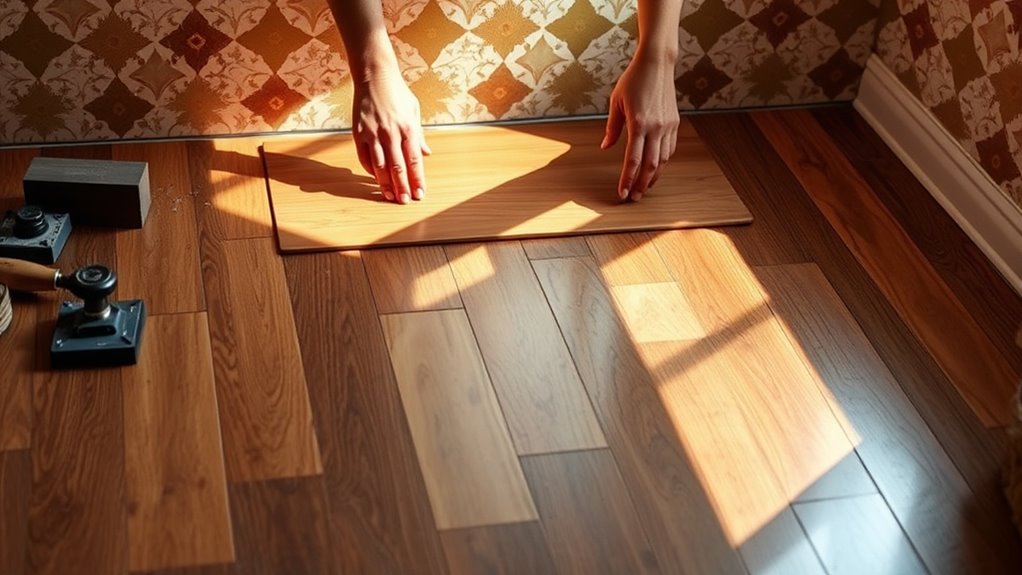 floating laminate flooring installation