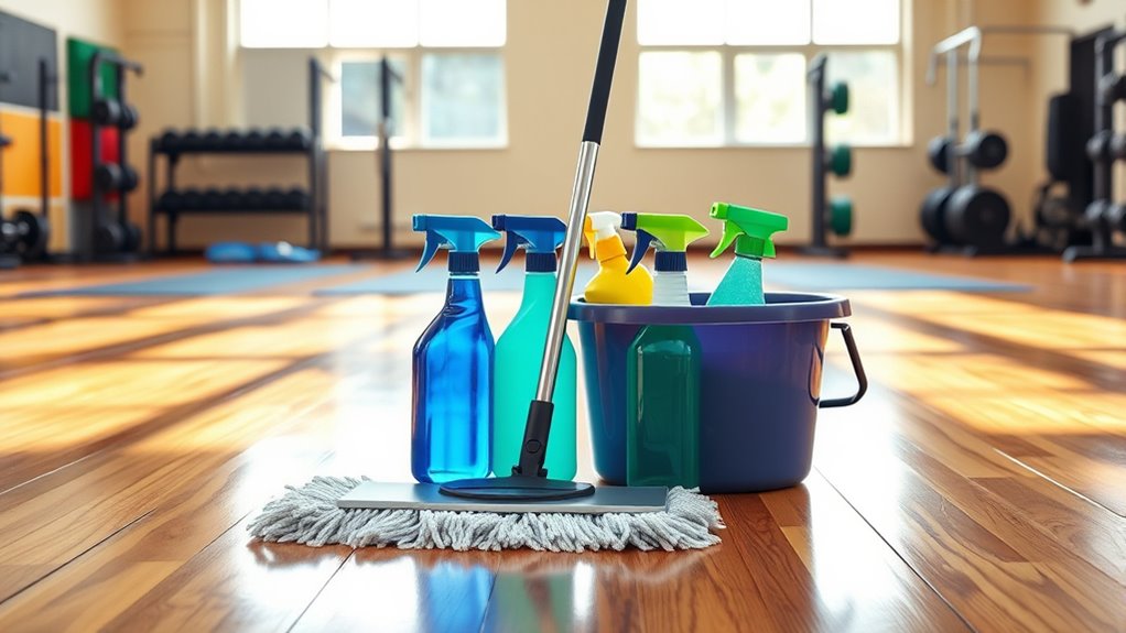 gather supplies clear space