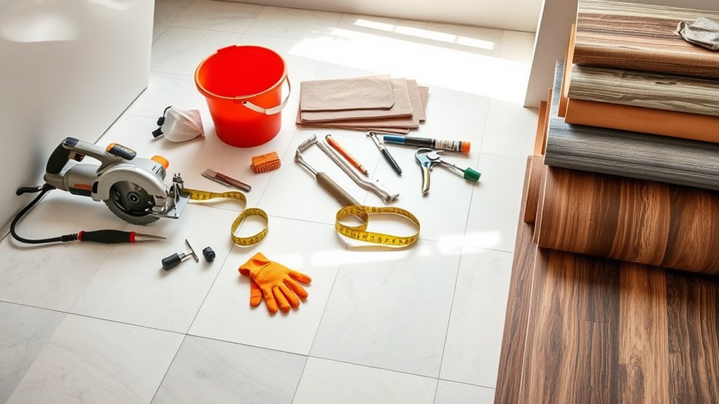gather tools and materials
