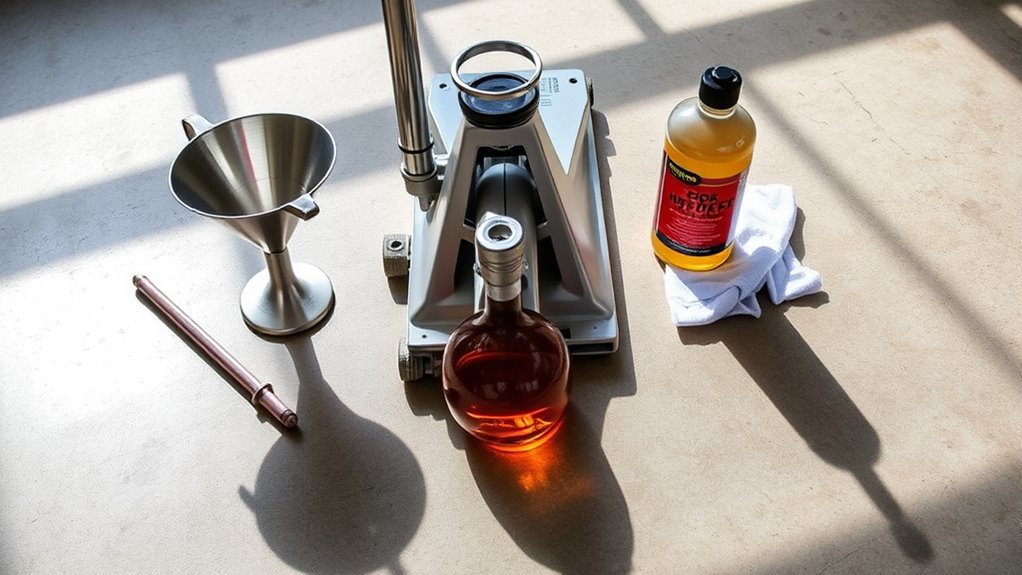 gather tools for maintenance