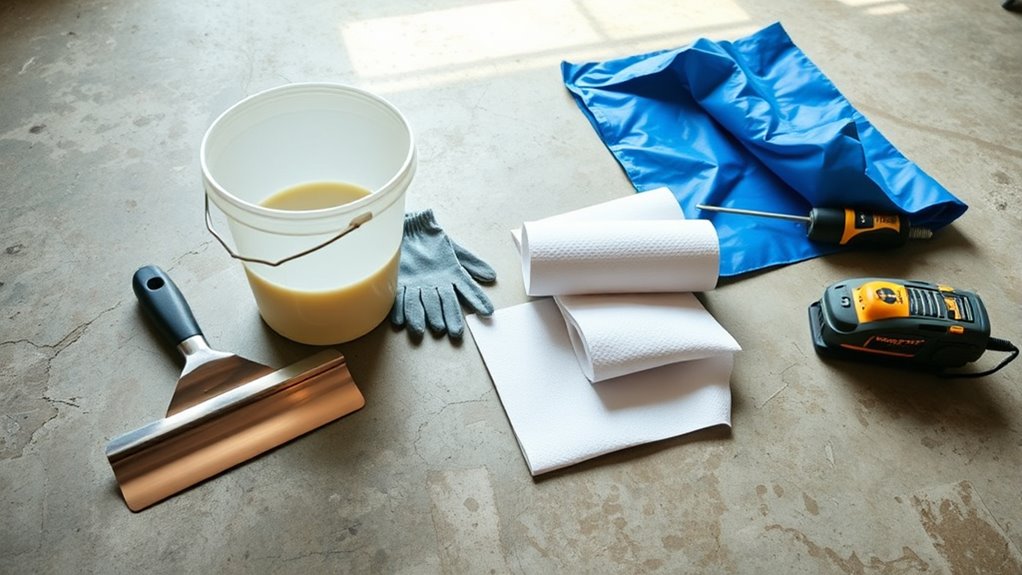 gather tools for paint removal
