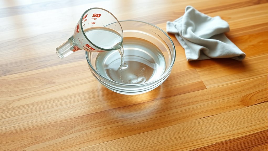 gentle cleaning solution preparation