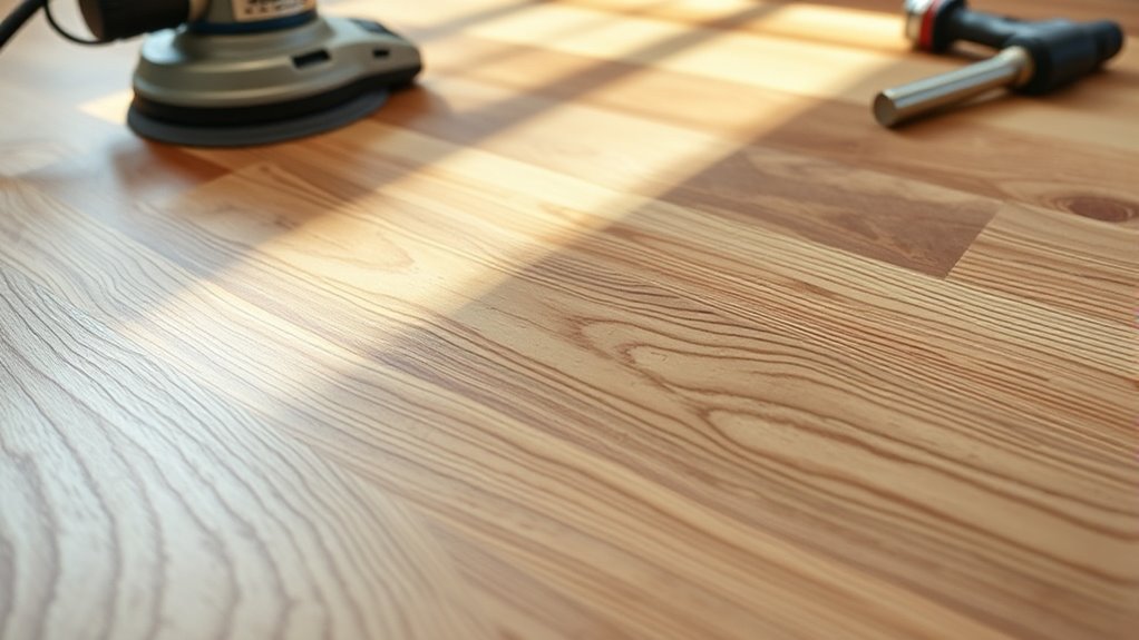 gentle refinishing for engineered hardwood