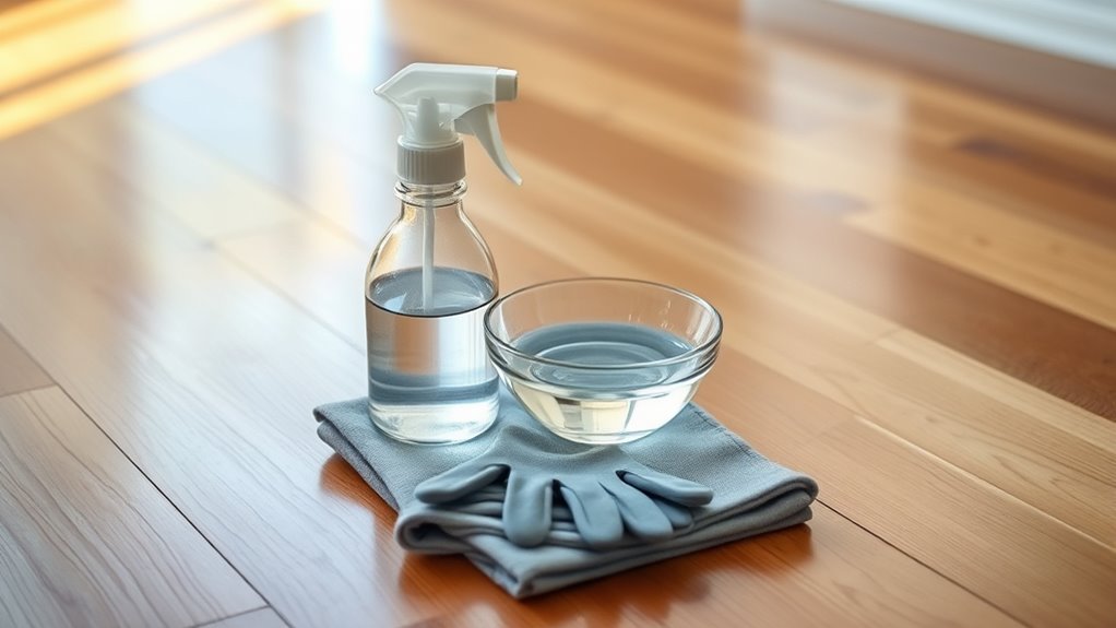 gentle soap and water