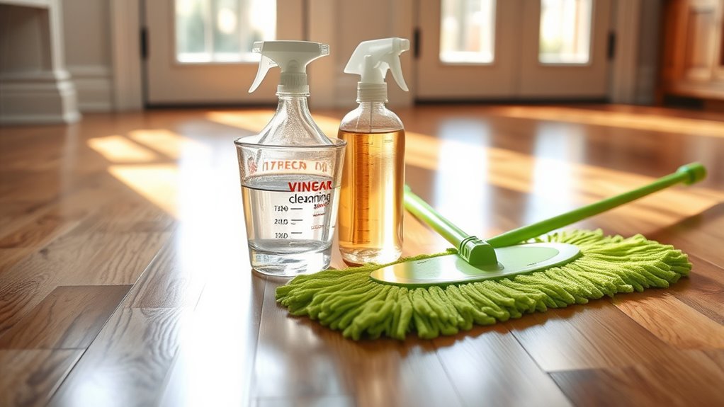 gentle vinegar cleaning solution