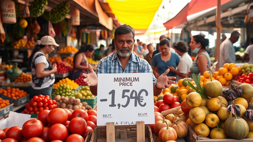 government imposed minimum price intervention