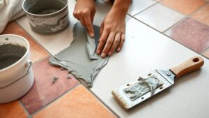 grouting a floor made easy