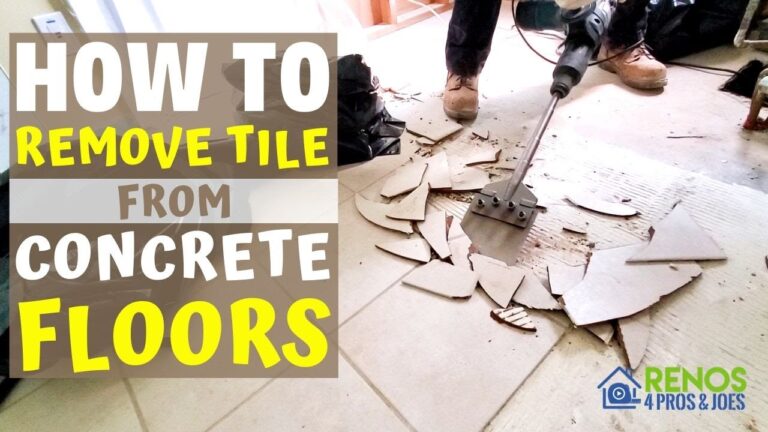 How Do You Remove Tile from a Concrete Floor