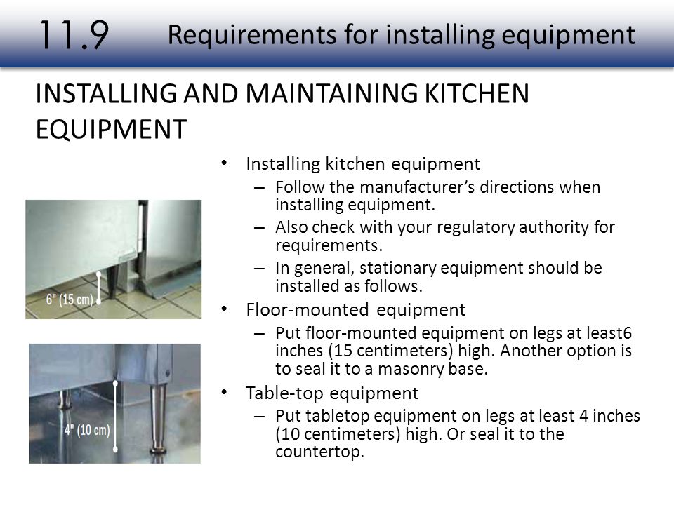 How High Should Floor-Mounted Equipment Be from the Floor