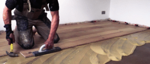 How to Attach Hardwood Floor to Concrete