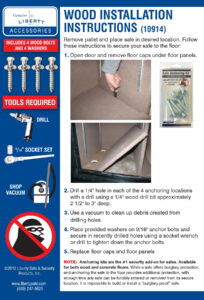 How to Bolt a Safe to the Floor