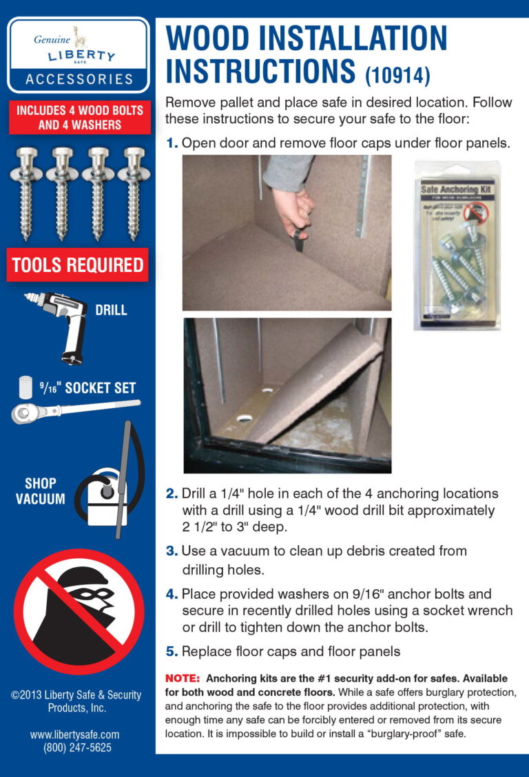 How to Bolt a Safe to the Floor