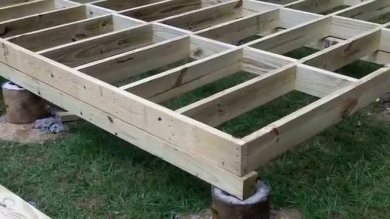 How to Build a Floor for a Shed
