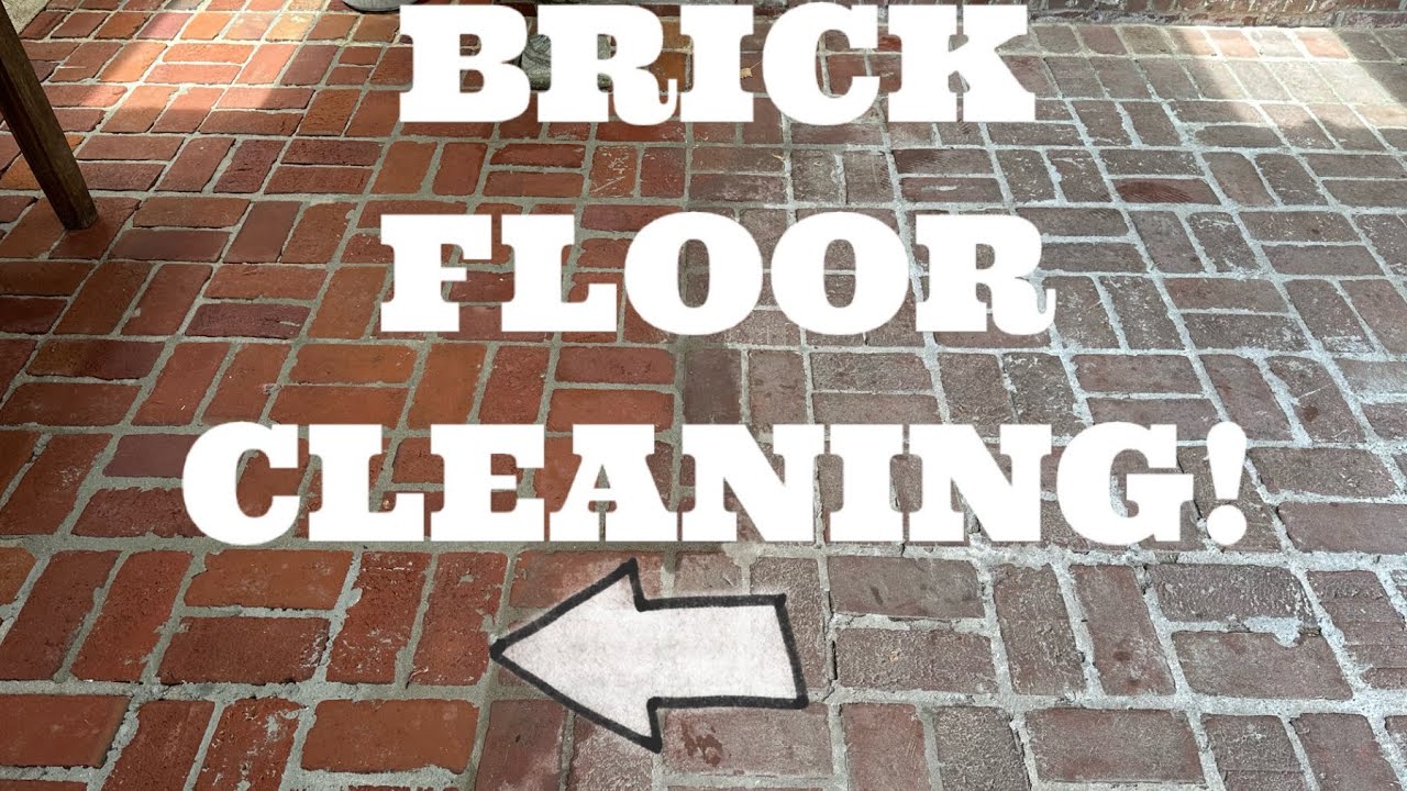 How to Clean Brick Floors
