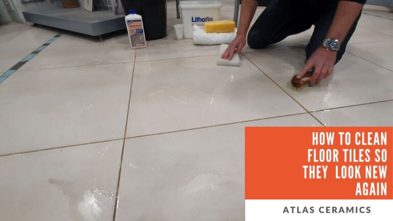 How to Clean Ceramic Tile Floor
