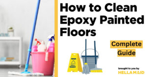 How to Clean Epoxy Painted Floors
