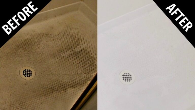 How to Clean Fiberglass Shower Floor