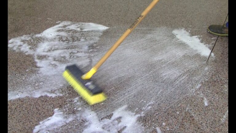 How to Clean Garage Floor Without Pressure Washer