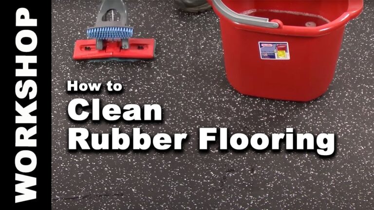 How to Clean Rubber Flooring