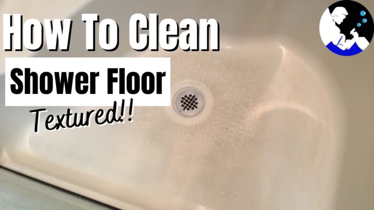 How to Clean Textured Fiberglass Shower Floor