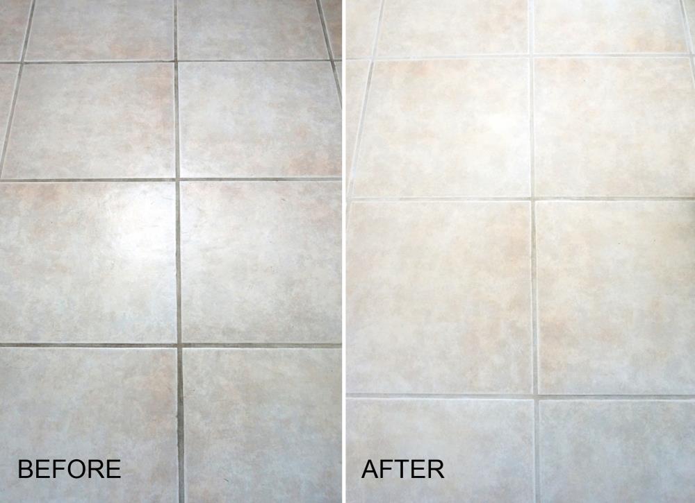 How to Clean Tile Grout on Floor
