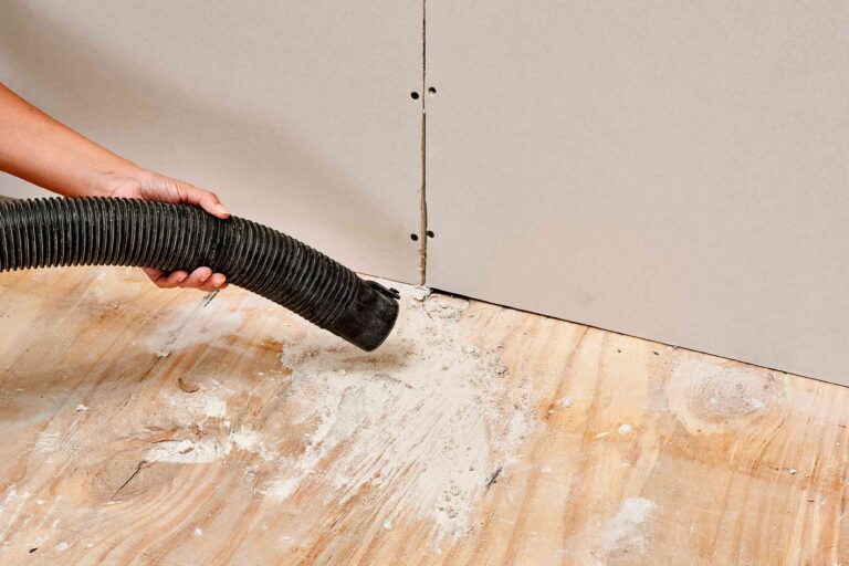 How to Clean Up Drywall Dust from Floor