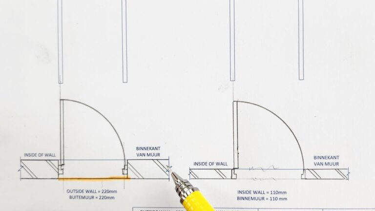 How to Draw a Door on a Floor Plan