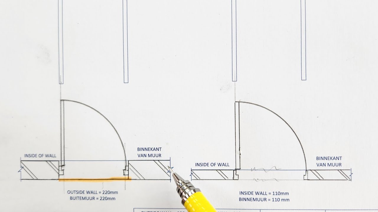 How to Draw a Door on a Floor Plan