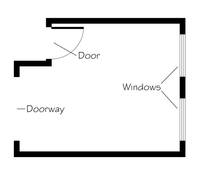 How to Draw Windows on a Floor Plan