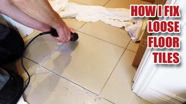 How to Fix Loose Floor Tiles