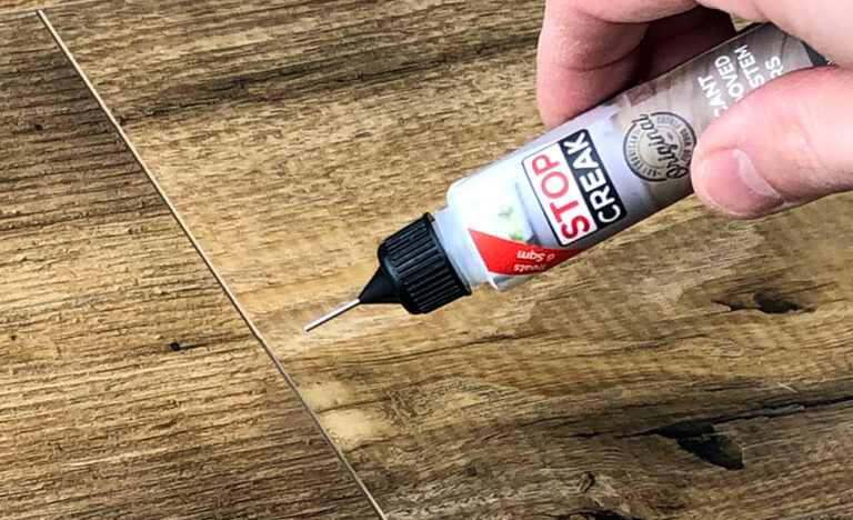 How to Fix Squeaky Wood Floors from above