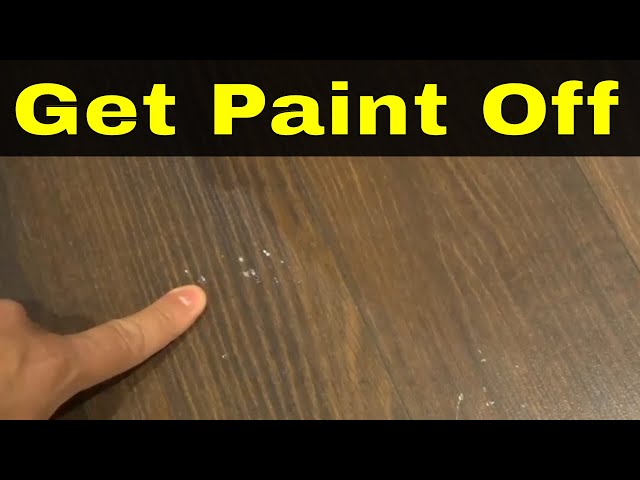 How to Get Paint off Laminate Flooring