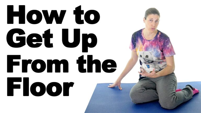 How to Get Up off the Floor With Bad Knees