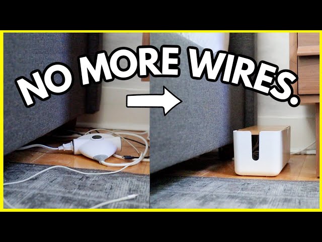 How to Hide Cable Wires on Floor