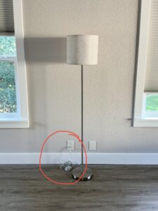 How to Hide Cords on the Floor