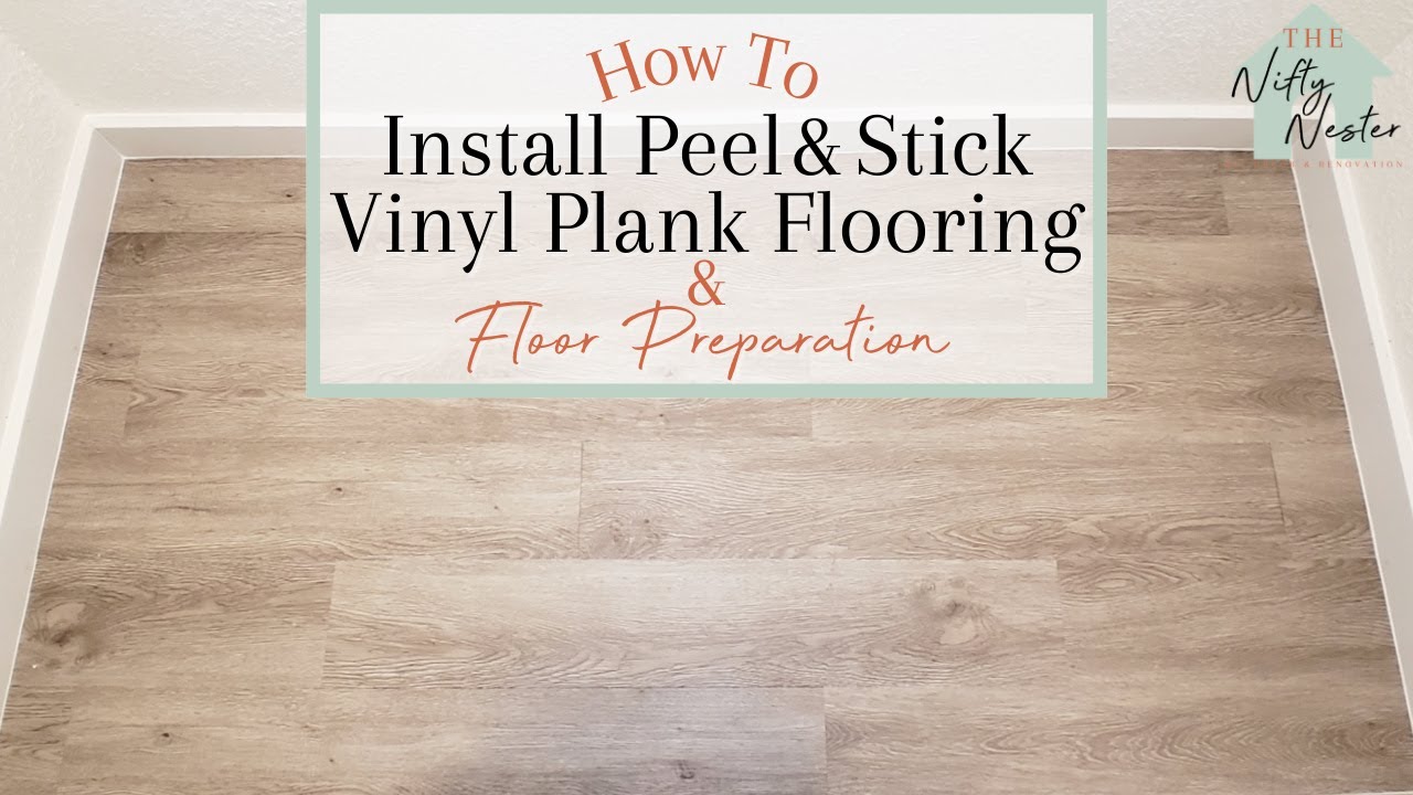 How to Install Peel And Stick Vinyl Flooring