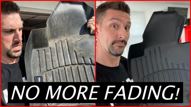 How to Make Rubber Floor Mats Black Again
