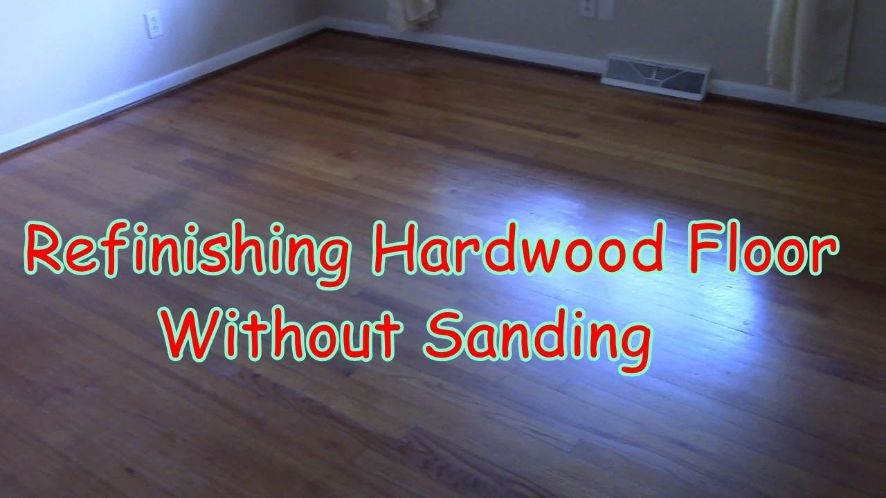 How to Refinish Wood Floors Without Sanding