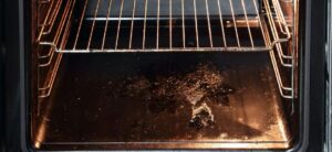 How to Remove Burnt-On Food from Oven Floor